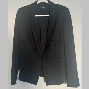 Madewell 1937 Black Long Sleeved 1-Button Blazer